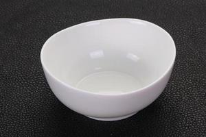 White porcelain bowl photo