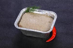 Pork pate with dill photo