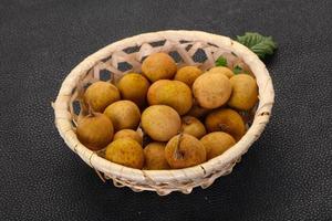 longan de frutas tropicales foto