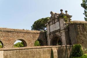 Rome, Italy. Typical architectural details of the old city photo