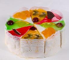 Cake with berries photo