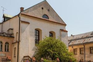 antigua sinagoga izaaka en el distrito de kazimierz de cracovia, polonia foto