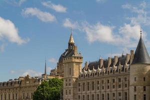 Historic building in Paris France photo