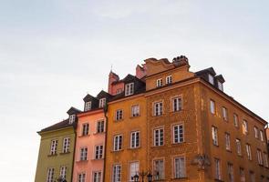 Castle Square in Warsaw, Poland photo