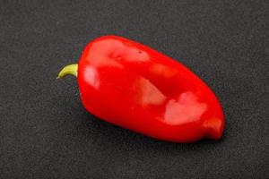 Sweet Red Bell Bulgarian pepper photo