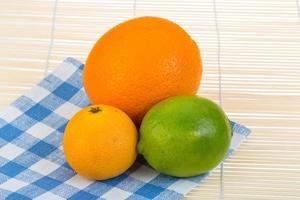 Orange, lime, tangerine photo