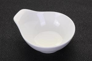 White porcelain bowl photo