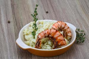 Risotto with prawn photo