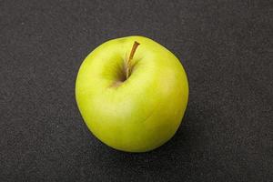 Ripe and sweet green apple photo