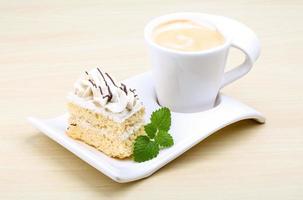 Coffee with cake photo