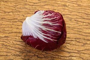 Fresh radicchio salad photo