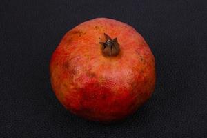 Ripe tasty pomegranate photo