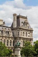 Historic building in Paris France photo