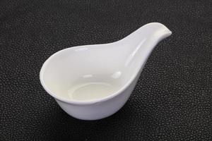 White porcelain bowl photo