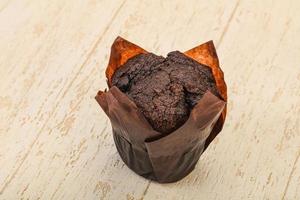 Tasty sweet Chocolate muffin bakery photo