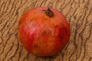 Ripe tasty pomegranate photo