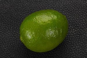 Ripe green lime photo