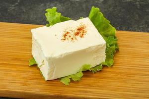 Greek traditional soft feta cheese photo