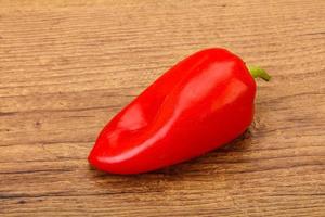 Sweet Red Bell Bulgarian pepper photo