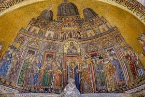 Mosaic from Saint Mark's Basilica in Venice, Italy photo