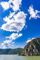 Danube gorge at Djerdap in Serbia photo