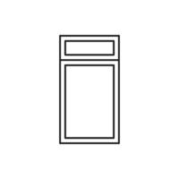 window vector for website symbol icon presentation