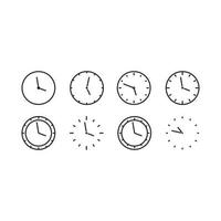 clock vector for website symbol icon presentation