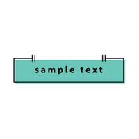 text box vector for website symbol icon presentation