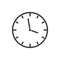 clock vector for website symbol icon presentation