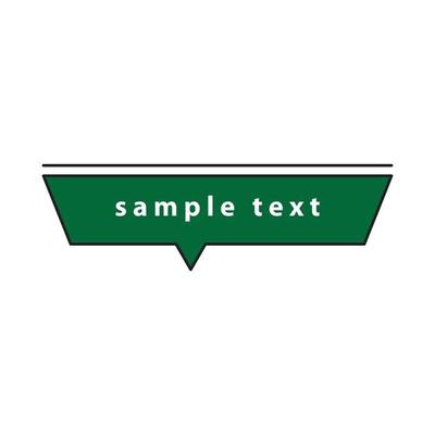 text box vector for website symbol icon presentation