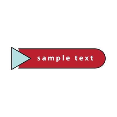 text box vector for website symbol icon presentation