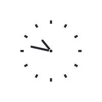 clock vector for website symbol icon presentation