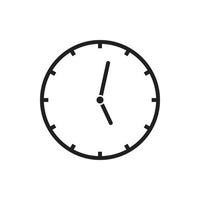 vector de reloj para presentación de icono de símbolo de sitio web