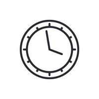 vector de reloj para presentación de icono de símbolo de sitio web