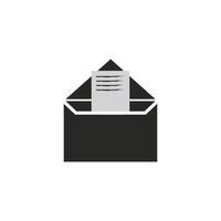 vector de símbolo de correo electrónico. icono de línea de correo