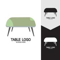 Table vector logo icon object background illustration