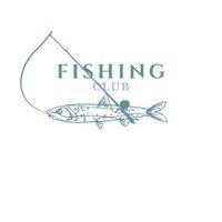 conjunto de emblemas de pesca antiguos, etiquetas, insignias, logotipos. texto separado en capas, aislado en un fondo blanco