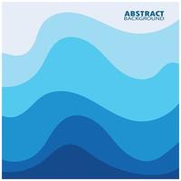 Abstract Water wave design background vector