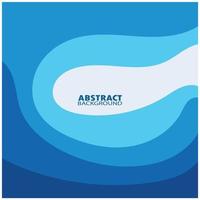 Abstract Water wave design background vector