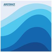 Abstract Water wave design background vector