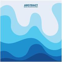 Abstract Water wave design background vector