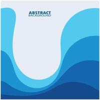 Fondo de diseño de onda de agua abstracta vector