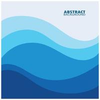 Abstract Water wave design background vector