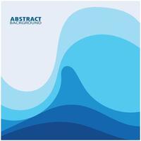 Abstract Water wave design background vector