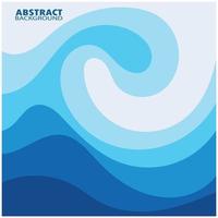 Abstract Water wave design background vector