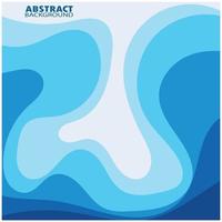 Abstract Water wave design background vector