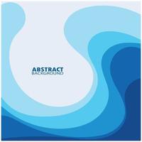 Abstract Water wave design background vector