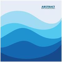 Abstract Water wave design background vector