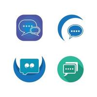 Speech bubble icon vector illustration