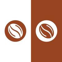 coffee bean icon vector template